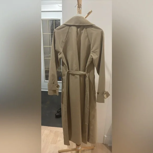 GAP Icon Khaki Tan Trench Coat - Picture 8 of 9